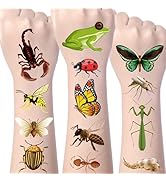 Yoyuspy Bug Temporary Tattoos Bulk - 200+ Bug Insect Tattoos Stickers Kids Bug Birthday Party Dec...