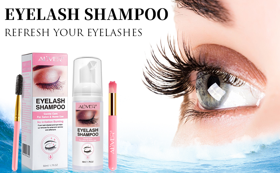 Eyelash Extension Cleanser, Eyelash Shampoo for Lash