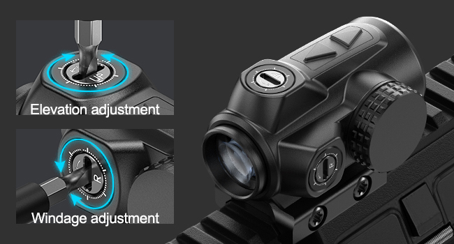 Feyachi V90 2 MOA Red Dot Sight Shake Awake Red Dot Scope Waterproof Rifle Scope