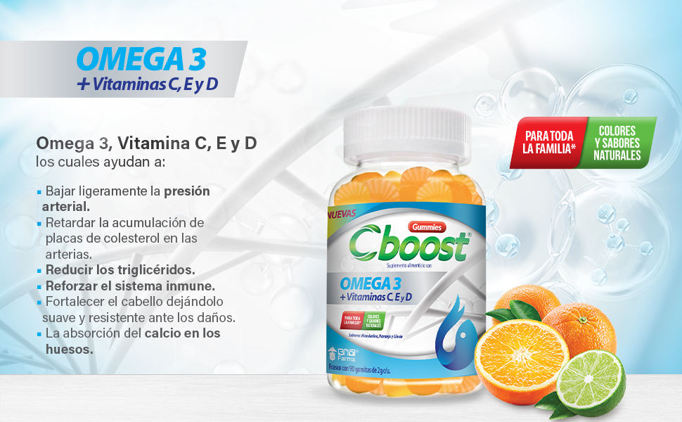 Cboost Omega 3 + Vitaminas