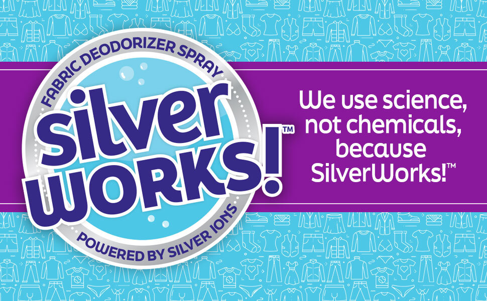 SilverWorks! Fabric Odor Eliminator Spray Silver Ion