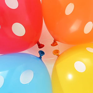 ５０個風船セット（絵柄入り） Amazon | BTZO バルーン 風船 50個入 12インチ ラウンド 水玉