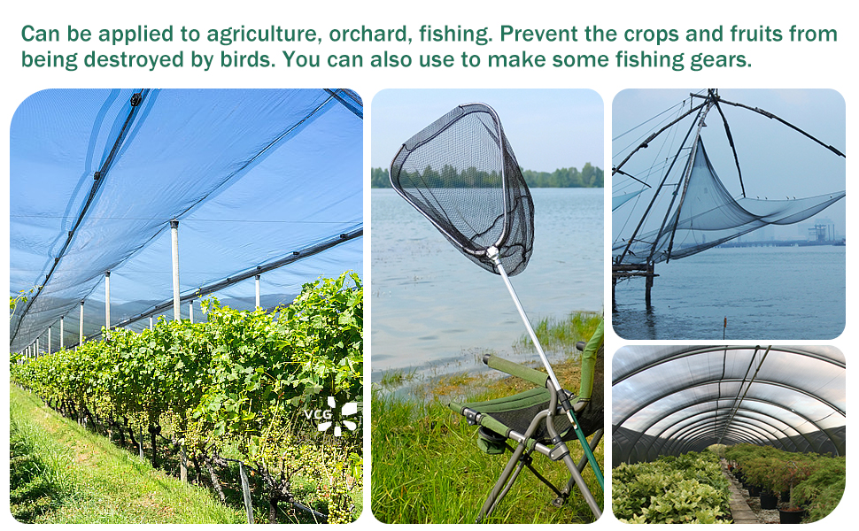 4 Packs Insect Birds Barrier Netting Mesh 3x1.7M Garden Mesh Netting