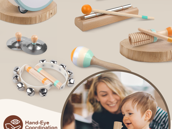 kids wodden muisical toys
