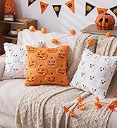Pumpkin Orange Throw Pillow Covers