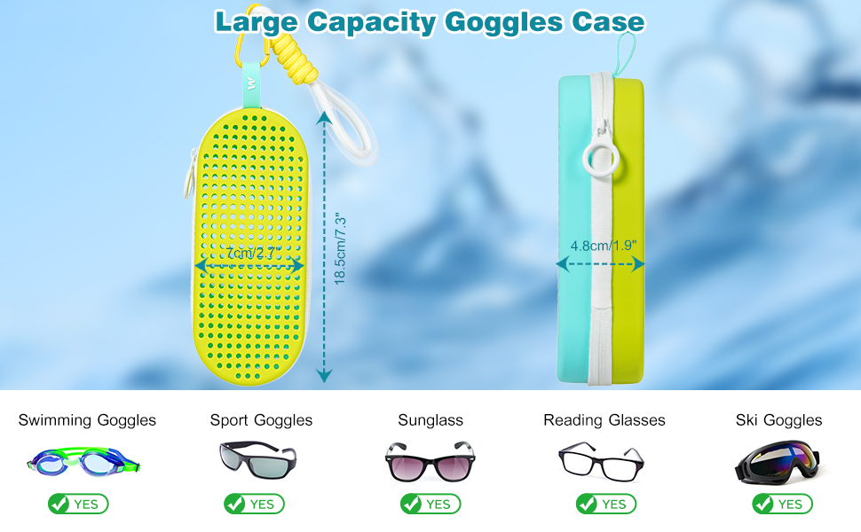 speedo goggles case