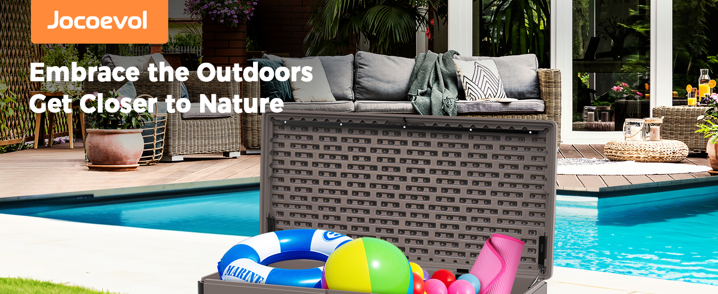 outdoor storage box deck box patio storage box outside storage box waterproof