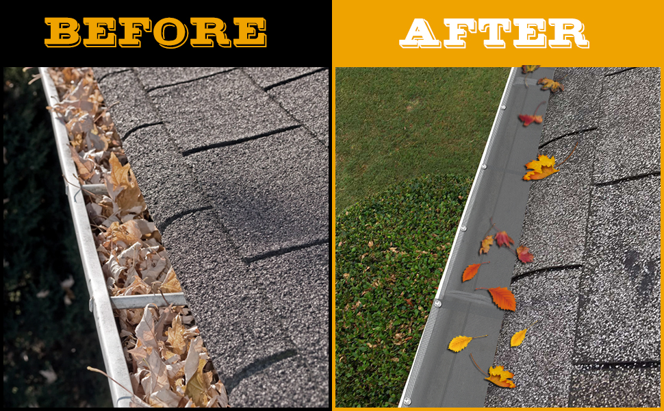 LBG Products Gutter Guard,Universal Stainless Steel Micro Mesh Gutter