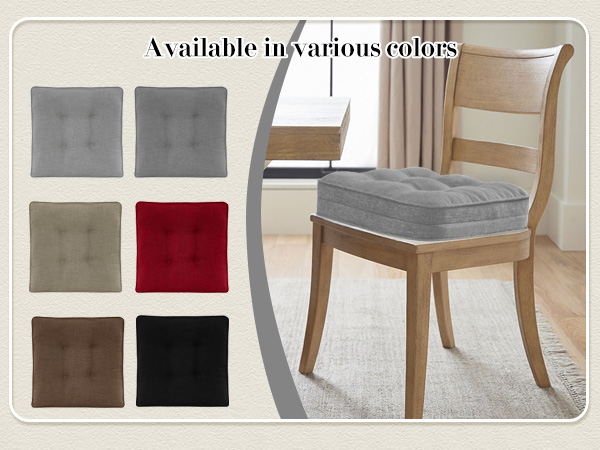 Amazon.com: Cozyide Indoor Chair Cushions for Dining Chairs