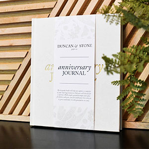 ivory anniversary journal