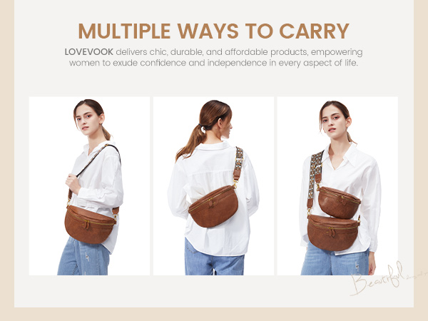 crossbody waist pack for women
