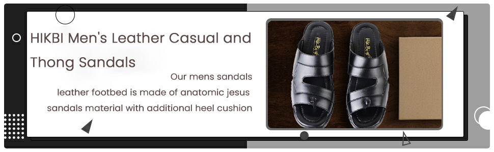 SPN- LO4C5 Men's Leather Casual Sandal