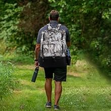 Disc Golf Backpack-Snow Camo