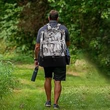 Disc Golf Backpack-Snow Camo