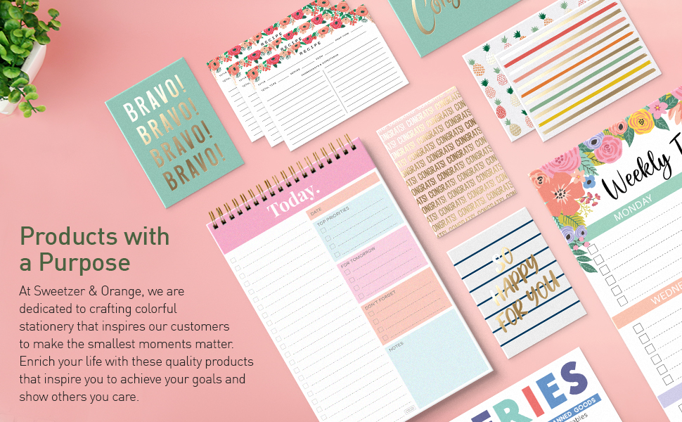 Planner for work and other brand products together