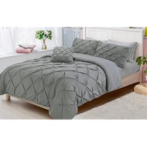 pintuck duvet cover