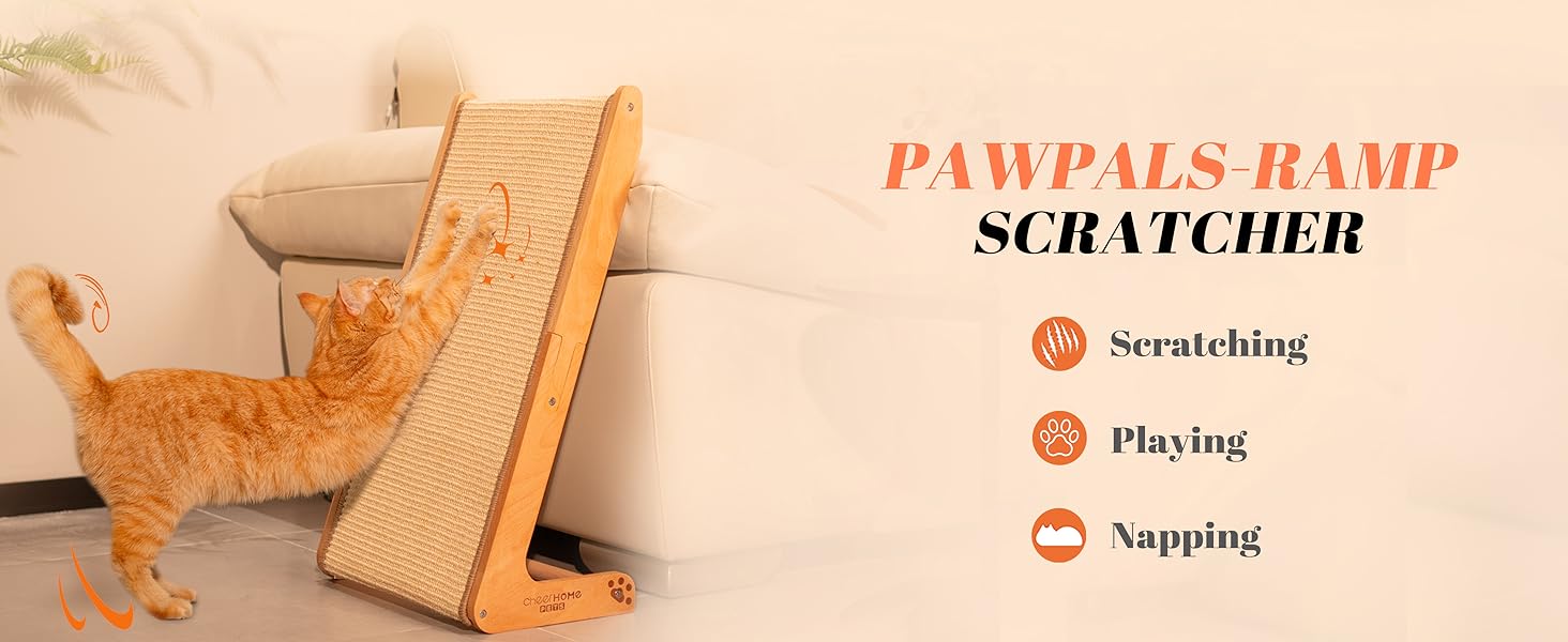sisal cat scratcher ramp