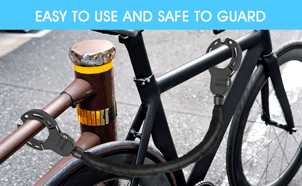 Electric Scooter Handcuff Lock Special Steel Double Ring