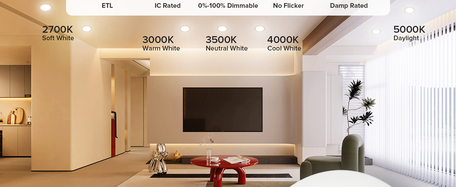 recessed lighting