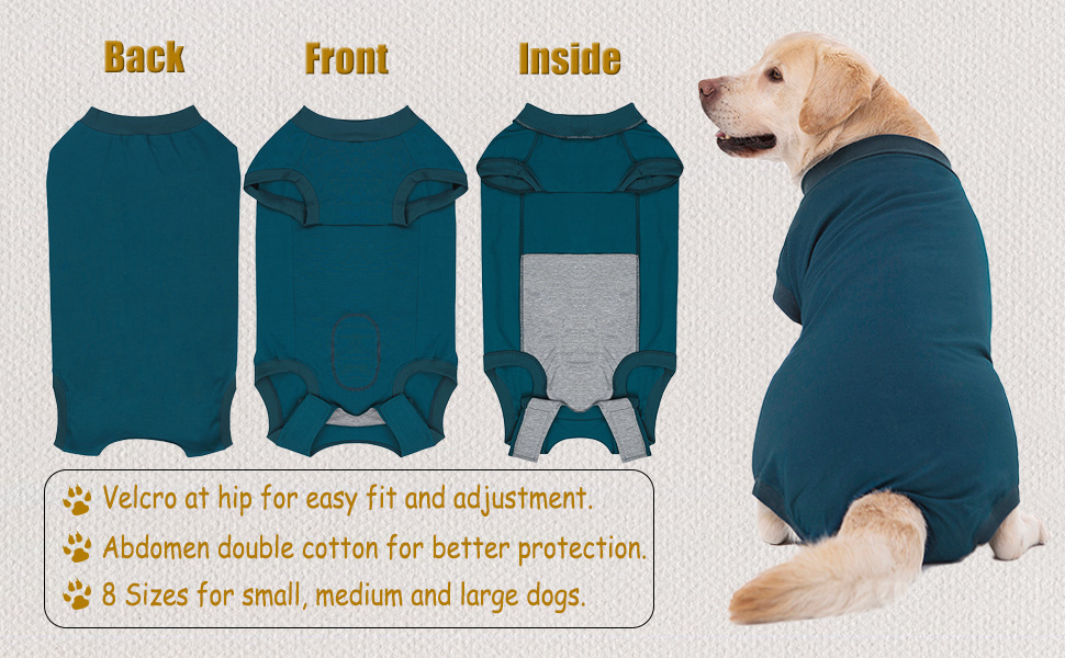dog operation recovery suit
