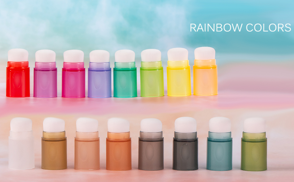 Yoseng 16 pcs Finger Ink Blending Brushes for Card Making