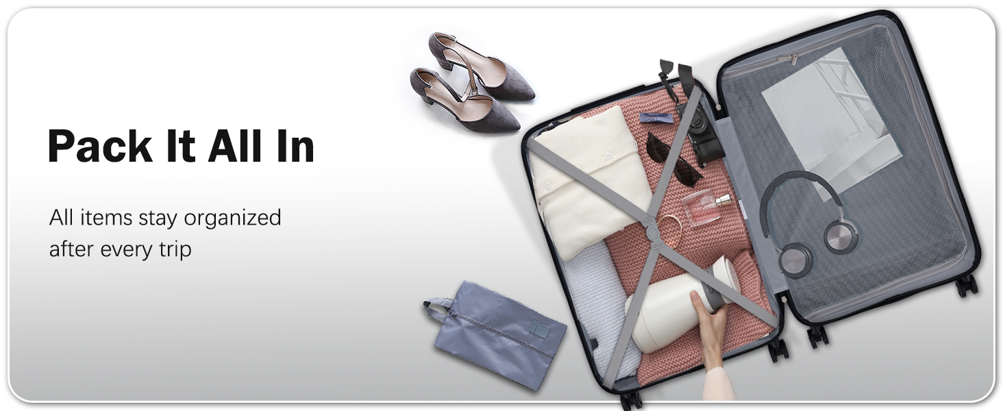 expandable luggage set