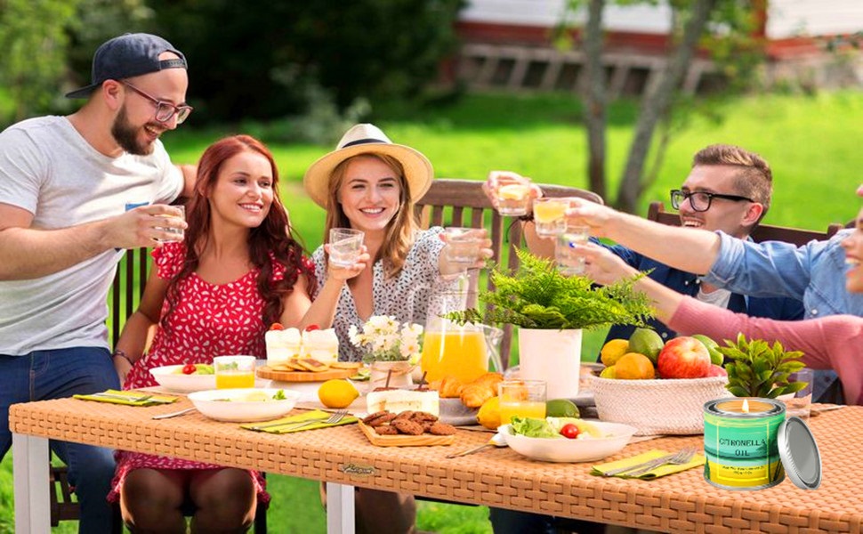 grande bougie citronnelle exterieur