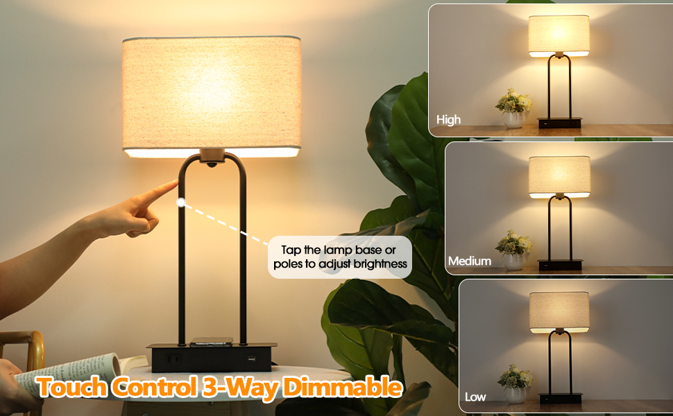lamp with wireless charger