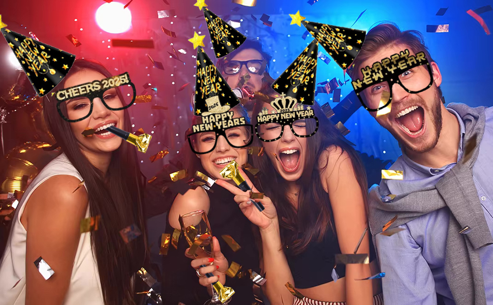 Tbczvx 18 Pcs New Years Eve Decorations 2025, New Year Decorations