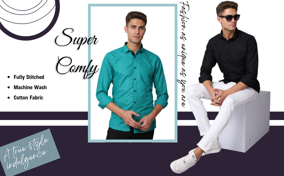 SPN-BFC Slim Fit Poly Cotton Casual Shirt for Men for party wear office 