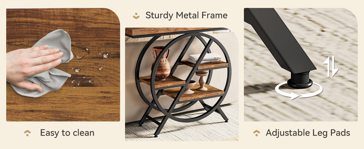 LITTLE TREE Console Table for Entryway, 39.37" Sofa Table