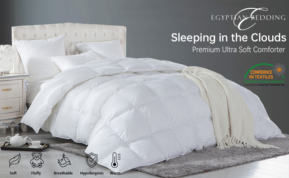 Luxurious King/California King Size Goose Down Feather