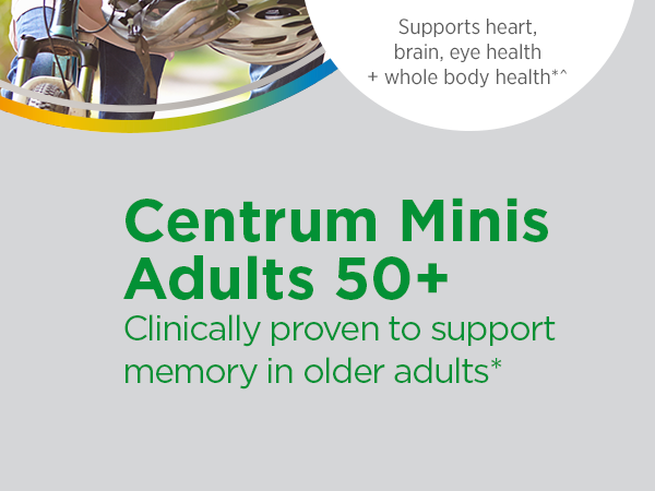 Centrum Minis Adults 50+ Clinically proven to support memory in older adults*