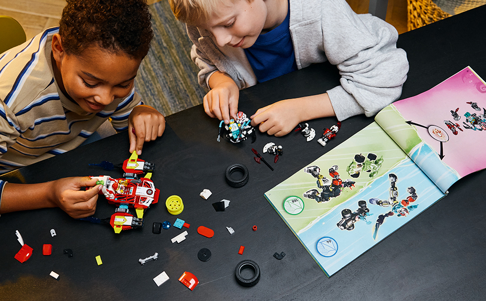Amazon.com: LEGO DREAMZzz Cooper's Tiger Mech & Zero's Hot