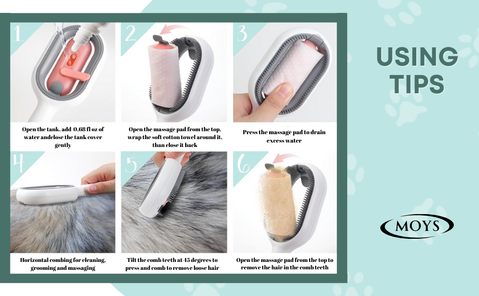 Hair Remover with Unique Water Tank Design suitble for every pet hair