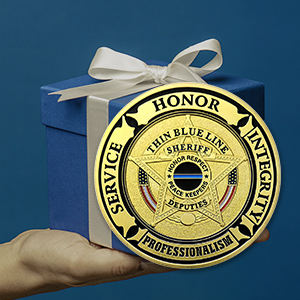 cops sergeant challenge coin
