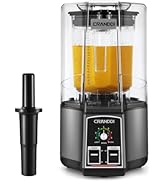 CRANDDI Commercial Kitchen Smoothie for Blender - 80oz Blender with Tamper and Removable Soundpro...