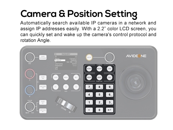 Camera & Position Setting