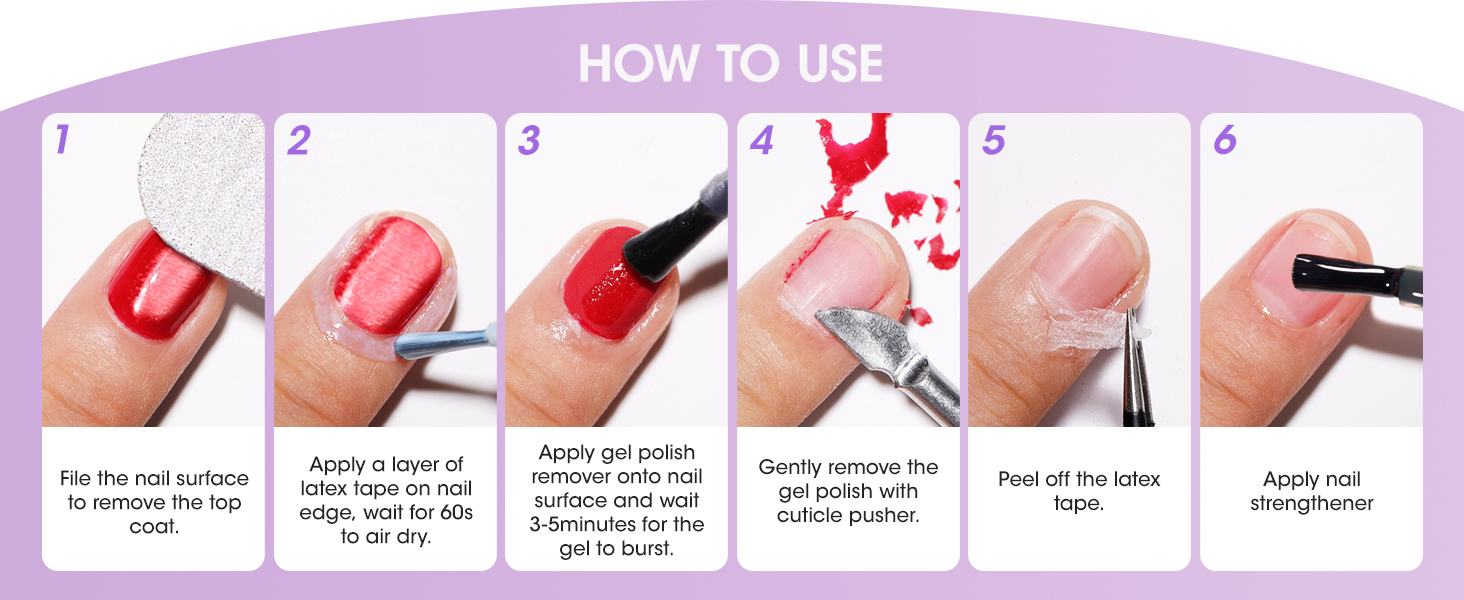 how to remove gel polish