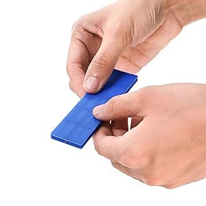 Okllen 300 Pcs Plastic Flat Shims for Leveling, 6 Size