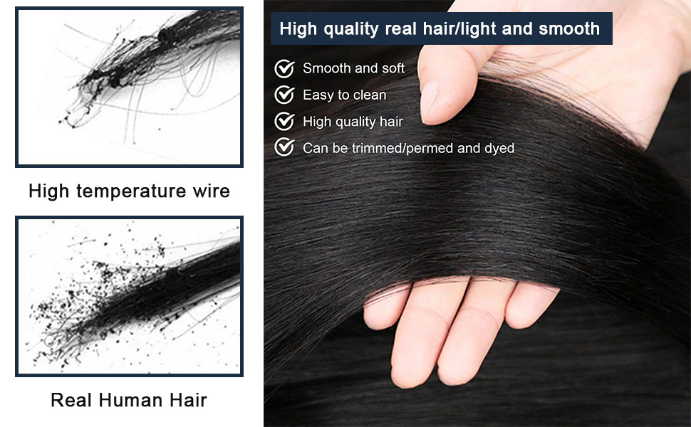 ZBYXPP Front Hairline Hair Patch, Bald Spot Hair Patch