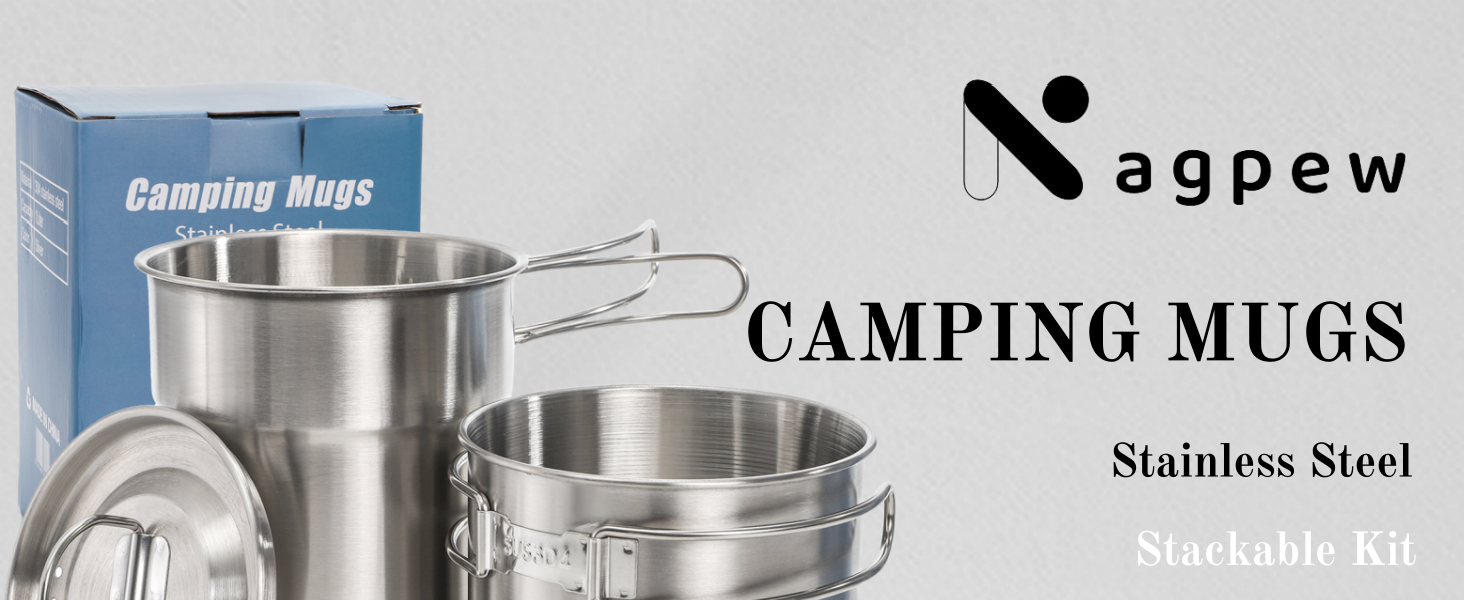 Stainless Steel Camping Cups