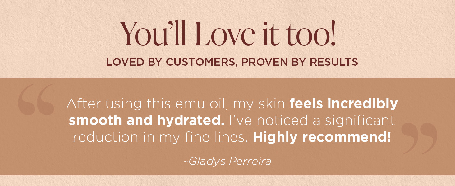 Amora Emu Oil Cream Dry Skin Moisturizer Lotion