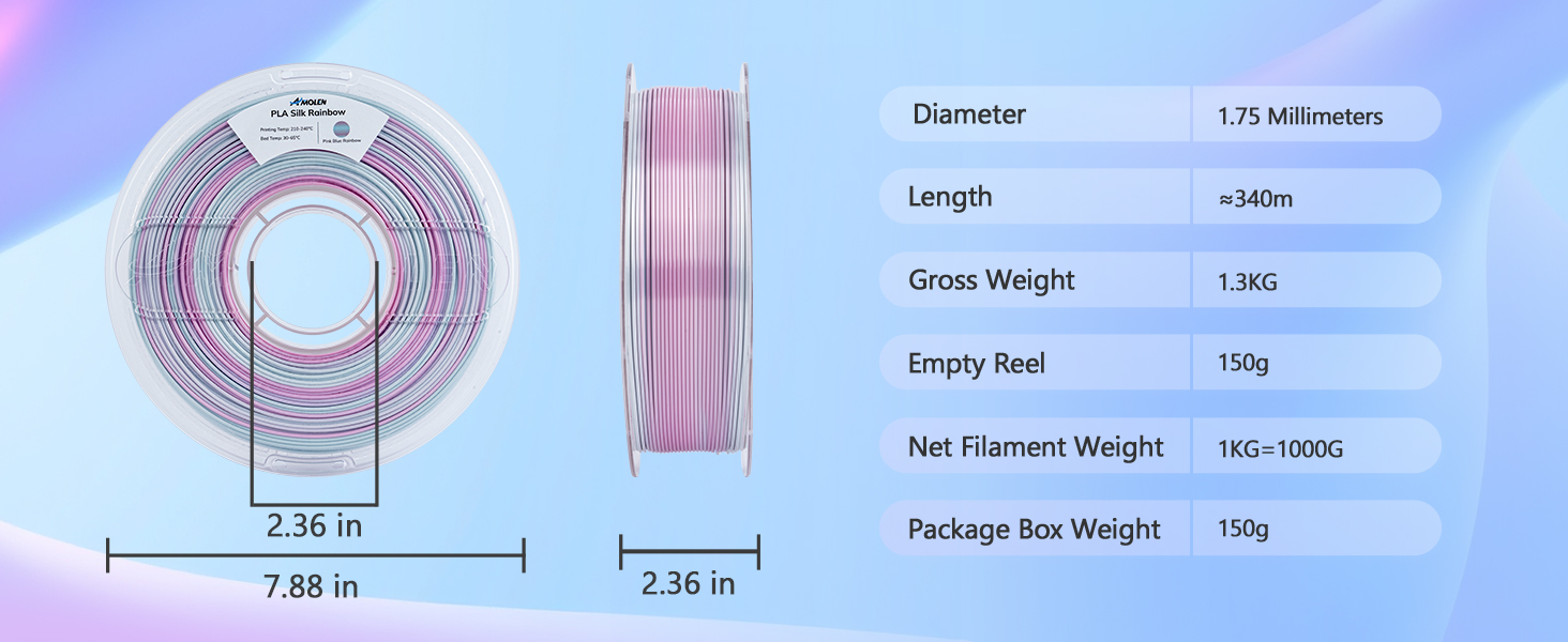 PLA Filament 1.75mm 3D Printer filaments High Speed  PLA Filament 1.75mm
