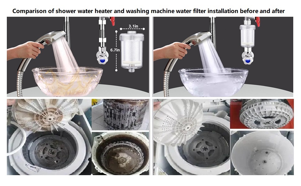 Amazon.com: ZHYUUAX 1 Micron Washing Machine Water Filter