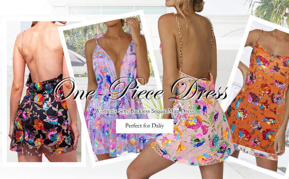 N°21 Dress With Floral Paillettes Pattern Amazon.com: Honganda Sexy Women's Sparkly Floral Sequin