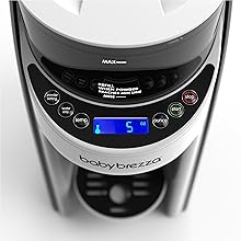baby brezza formula pro advanced control panel is easy to use