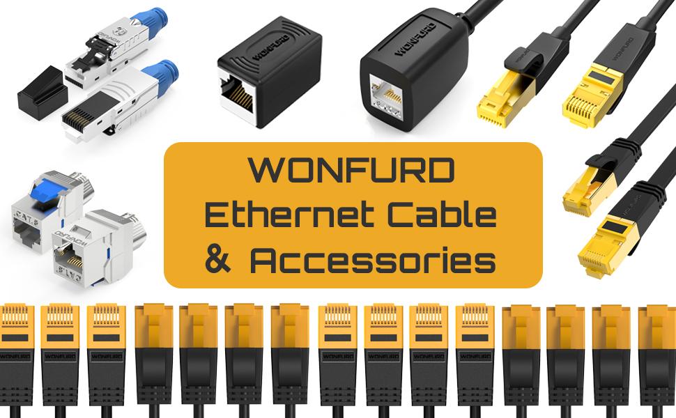 Cat 8 Cable for Rj45 Connectors, Cord