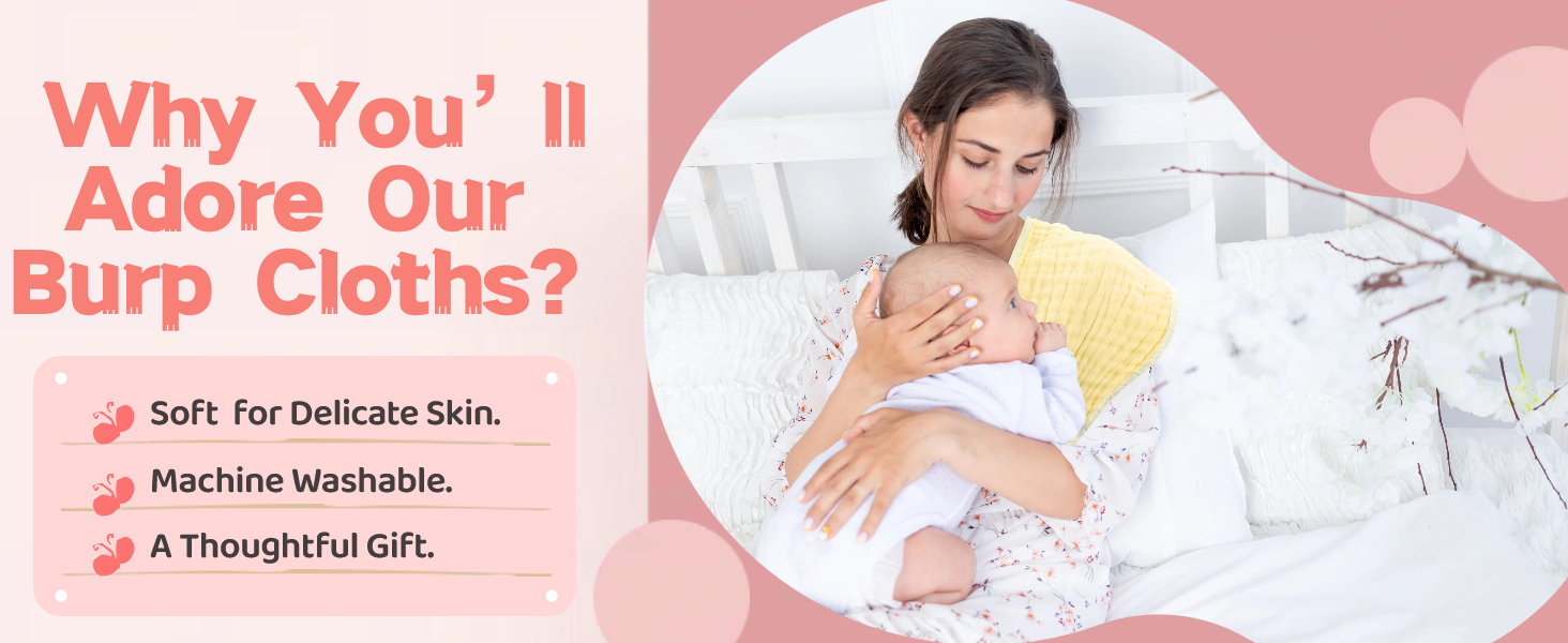 newborn baby burp cloth