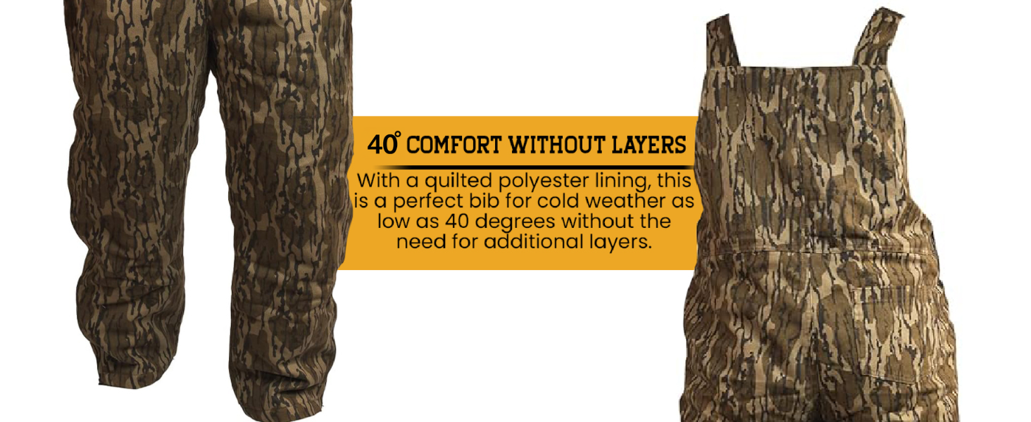 Youth Insulated Camo Bib